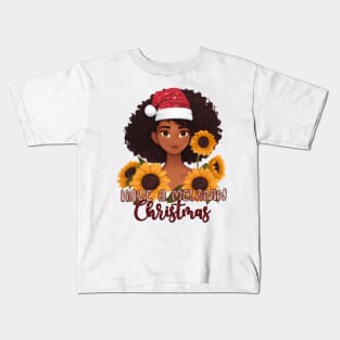 Have a Melanin Christmas Kids T-Shirt